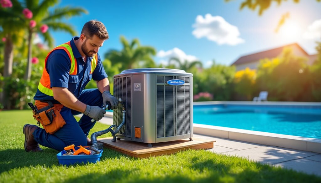 découvrez les étapes clés pour installer efficacement une pompe à chaleur pour piscine. ce guide complet vous aidera à choisir le bon équipement, à comprendre les branchements électriques, et à optimiser son utilisation pour profiter d'une eau à la température idéale tout au long de la saison.