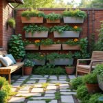 Comment utiliser des jardinières verticales dans un petit jardin ?