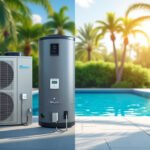 Quelle est la différence entre une pompe à chaleur et un chauffe-eau pour piscine ?