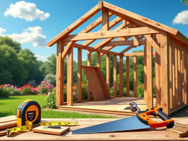 Comment fabriquer une cabane de jardin en bois : guide étape par étape