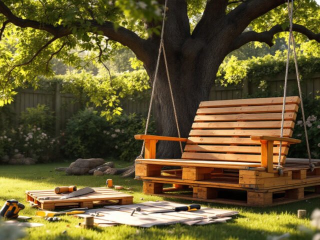 Comment concevoir une balancelle suspendue avec des palettes : le guide complet