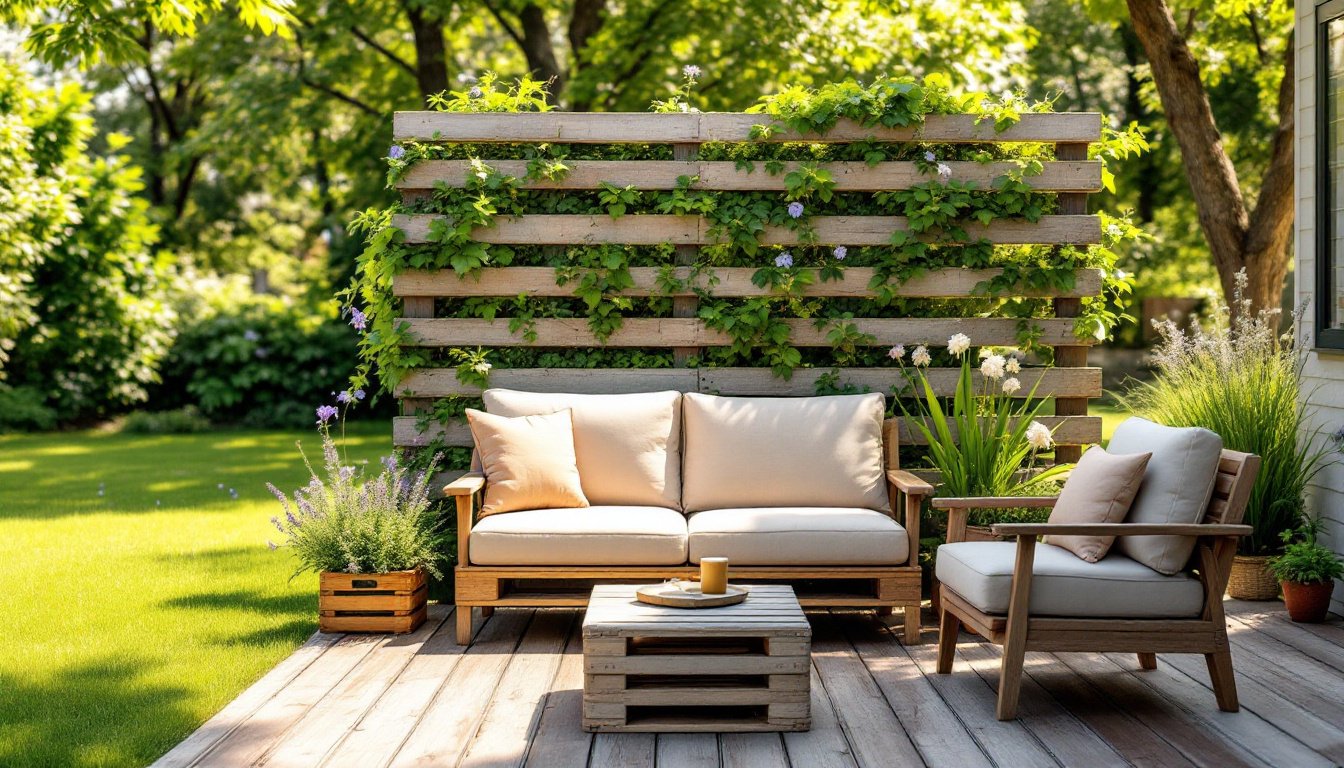 découvrez notre guide ultime pour construire un brise-vue décoratif en palettes. transformez votre espace extérieur en un havre intime et stylé, tout en ajoutant une touche personnelle à votre jardin ou terrasse.