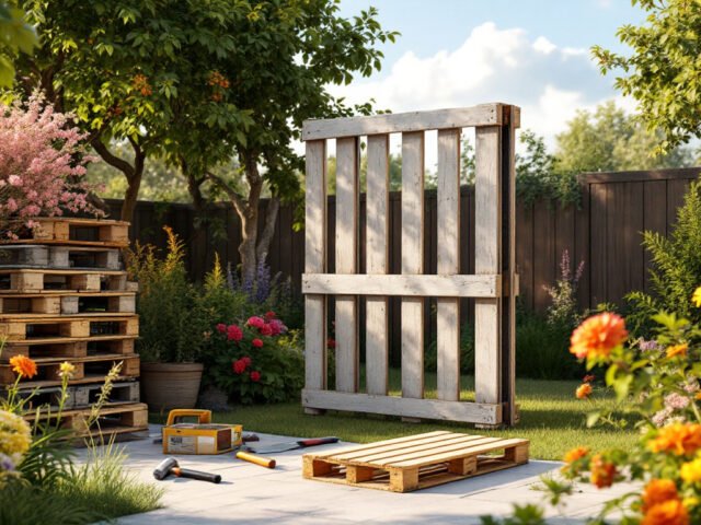 Comment construire un brise-vue décoratif en palettes : le guide ultime pour un espace intime et stylé
