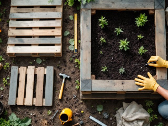 Comment construire un carré potager en palettes : le guide complet pour débutants