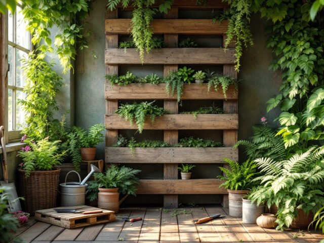 Comment créer un mur végétal avec des palettes : le guide complet pour un coin de verdure