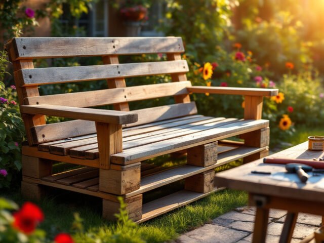 Comment fabriquer un banc de jardin avec des palettes : le guide complet pour un projet DIY réussi