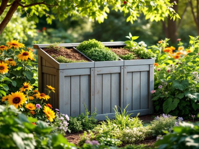 Comment fabriquer un composteur à plusieurs bacs : le guide complet pour un jardin durable