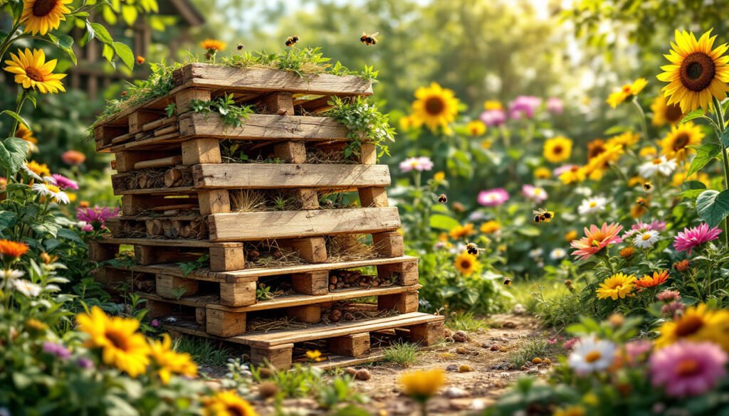 découvrez comment construire un hôtel à insectes avec des palettes, grâce à notre guide complet. attirez la biodiversité dans votre jardin et offrez un refuge aux pollinisateurs tout en réutilisant des matériaux. idéal pour les passionnés de jardinage et les amoureux de la nature!