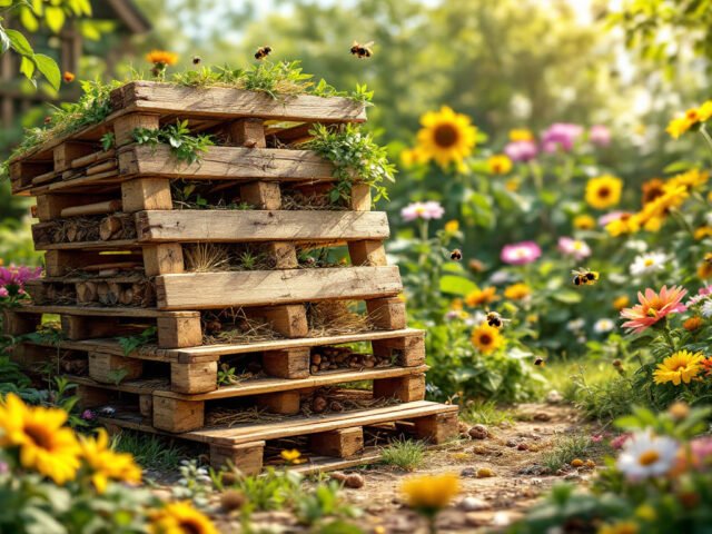 Comment faire un hôtel à insectes à base de palettes : le guide complet pour attirer la biodiversité dans votre jardin
