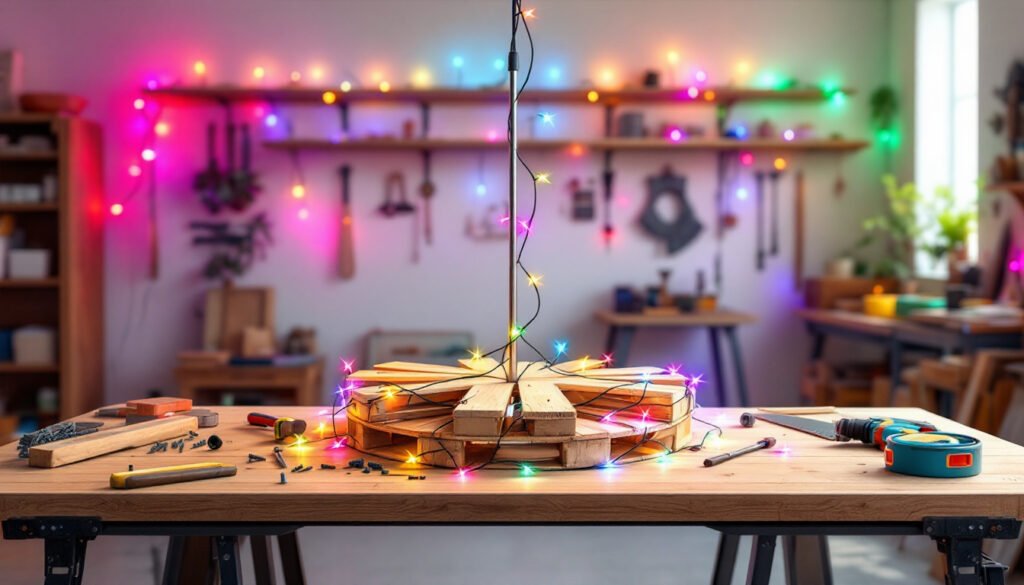 découvrez notre guide complet pour créer un luminaire ou un support de guirlande avec des palettes. apprenez des astuces pratiques et des idées originales pour apporter une touche d'éclairage unique à votre intérieur tout en recyclant de manière créative.