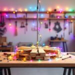 Comment faire un luminaire ou support de guirlande avec des palettes : le guide complet pour un éclairage original