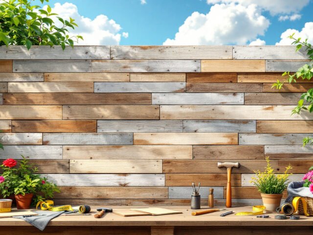 Comment habiller un mur extérieur avec des planches de palettes : le guide complet pour une décoration réussie