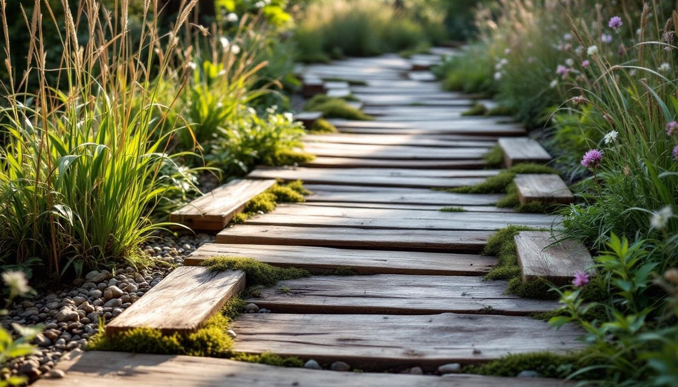 découvrez des idées inspirantes et des conseils pratiques pour aménager une allée de jardin en utilisant des matériaux recyclés. transformez votre espace extérieur de manière écologique tout en ajoutant du style et du caractère à votre jardin.