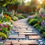 Aménager une allée de jardin avec des matériaux recyclés : idées et conseils pratiques