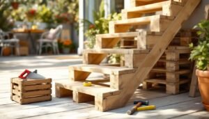 découvrez notre guide complet pour construire un escalier en palettes pour votre terrasse. suivez nos étapes détaillées et conseils pratiques pour réaliser un projet élégant et économique, tout en transformant votre espace extérieur.