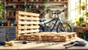 découvrez comment transformer des palettes en un support à vélo pratique et esthétique grâce à notre guide complet. parfait pour les amateurs de diy, ce tutoriel vous accompagnera étape par étape dans la construction de votre support à vélo, alliant écologie et créativité.