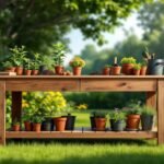 Comment construire une table de rempotage multifonction pour votre jardin