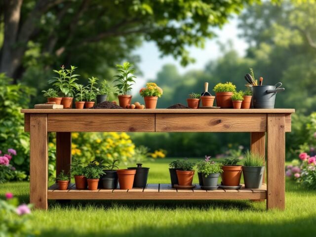 Comment construire une table de rempotage multifonction pour votre jardin