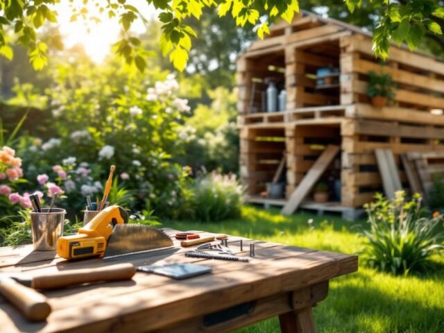 Comment faire un abri de jardin ou remise avec palettes : le guide complet pour un espace extérieur pratique