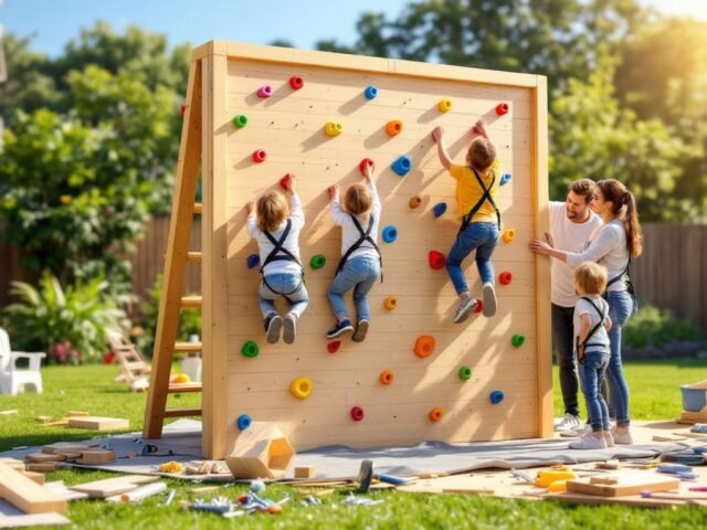 Comment faire un petit mur d’escalade pour enfants : le guide complet pour construire un espace ludique en toute sécurité