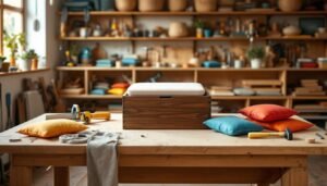 découvrez notre guide complet pour réaliser un coffre à coussins, alliant esthétique et praticité. apprenez étape par étape à créer un rangement élégant qui embellira votre espace tout en offrant une solution efficace pour organiser vos coussins.