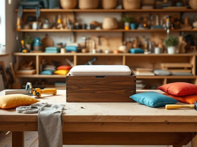 Comment réaliser un coffre à coussins : le guide complet pour un rangement esthétique et pratique