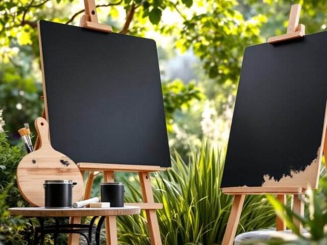 Comment transformer une palette en tableau noir d’extérieur facilement et avec style