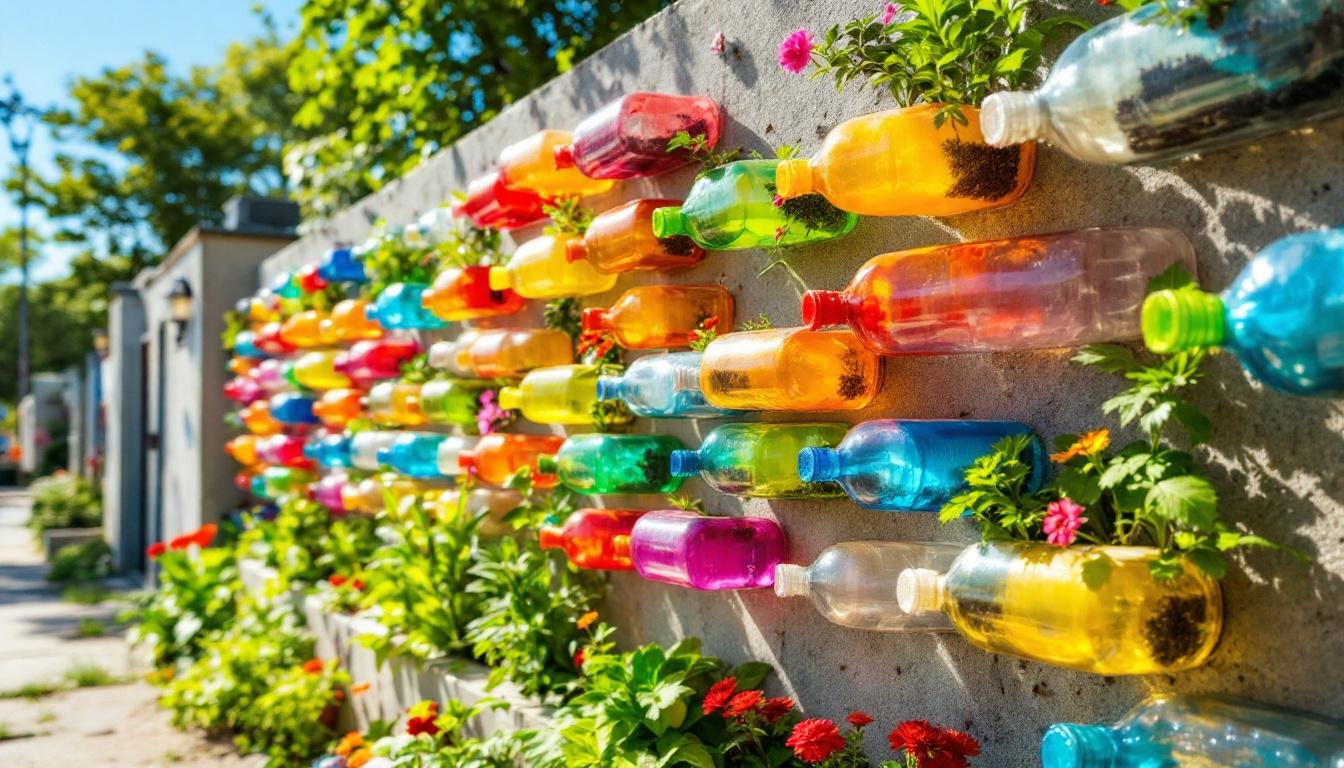 découvrez comment transformer des bouteilles en plastique en un magnifique mur végétal extérieur avec nos astuces et conseils pratiques. apportez une touche verte à votre extérieur tout en recyclant de manière créative.