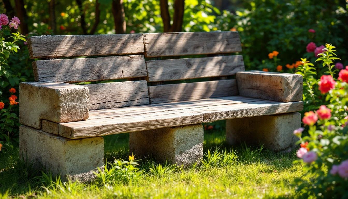 découvrez notre guide pratique pour fabriquer un banc de jardin élégant et durable en utilisant des parpaings et des planches. suivez nos étapes faciles pour créer un espace de détente dans votre jardin.