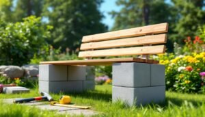 découvrez notre guide pratique pour fabriquer un banc de jardin esthétique et robuste en utilisant des parpaings et des planches. suivez nos étapes simples pour créer un espace de détente unique dans votre jardin.