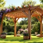 Installer une pergola en bois : un guide pour sublimer vos plantes grimpantes