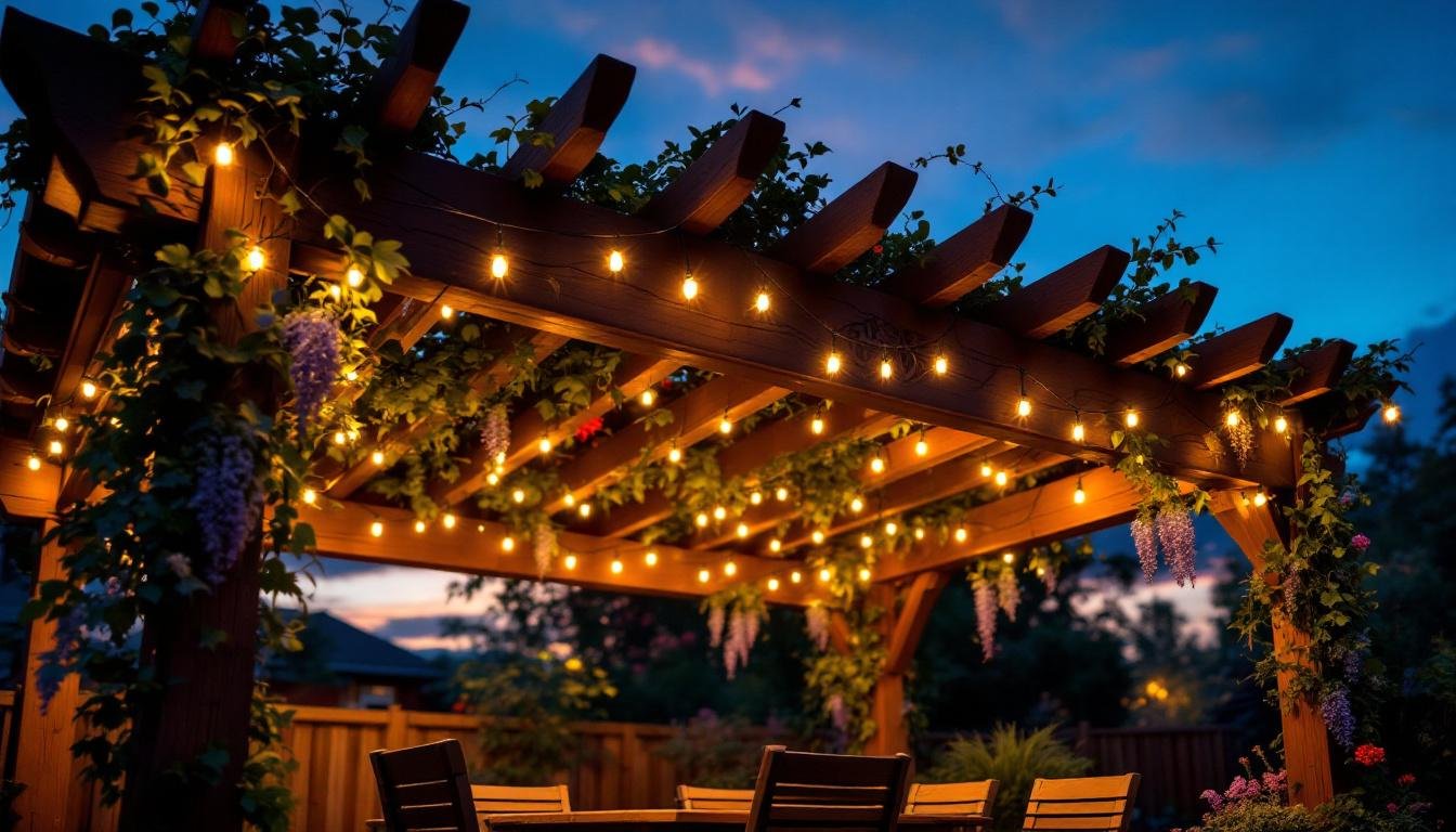 découvrez notre guide complet pour installer une pergola en bois et sublimer vos plantes grimpantes. apprenez les étapes essentielles, les matériaux nécessaires et des conseils pratiques pour créer un espace extérieur magnifique et accueillant.
