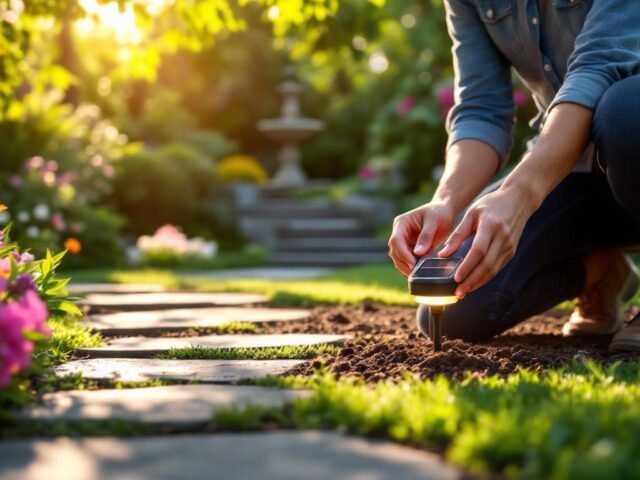 Comment installer un éclairage solaire pour embellir votre jardin ?