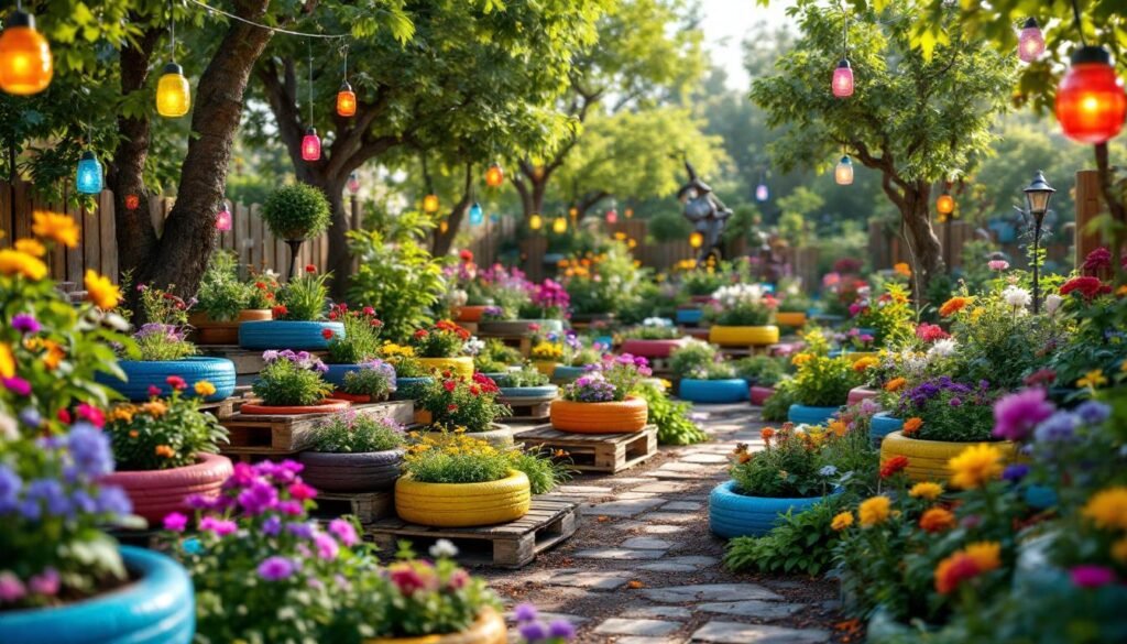 découvrez des astuces créatives pour aménager votre jardin avec des objets recyclés. transformez votre espace extérieur en un lieu écoresponsable et unique grâce à des idées originales et durables qui allient esthétique et protection de l'environnement.