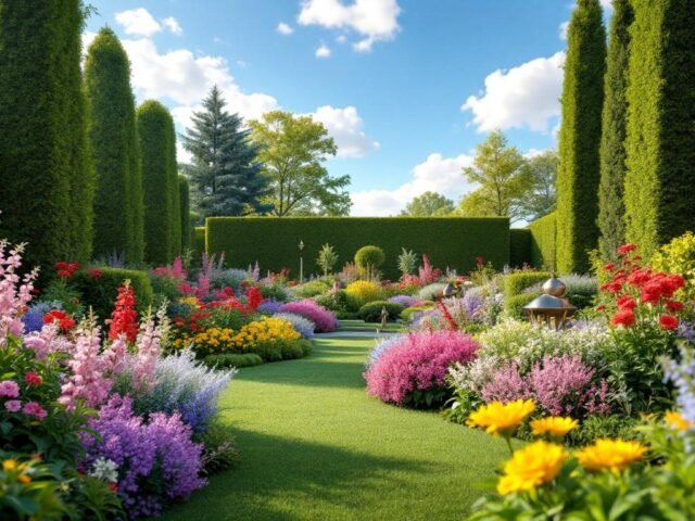 Utiliser des couleurs pour agrandir visuellement votre jardin