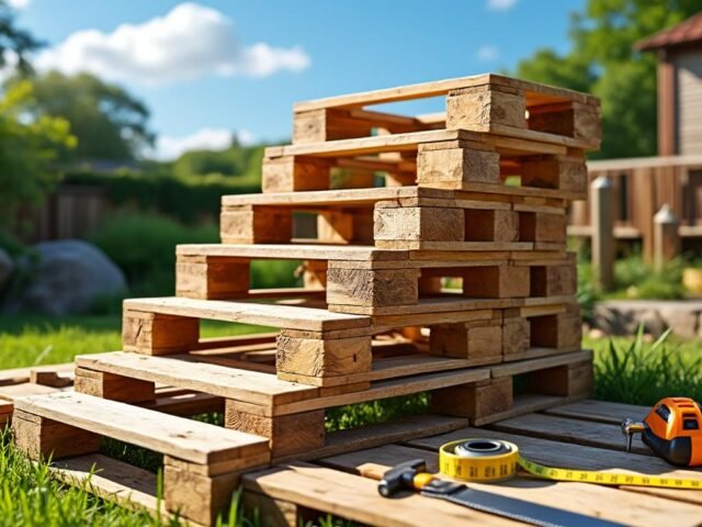 Comment construire un escalier en palettes pour terrasse : le guide complet