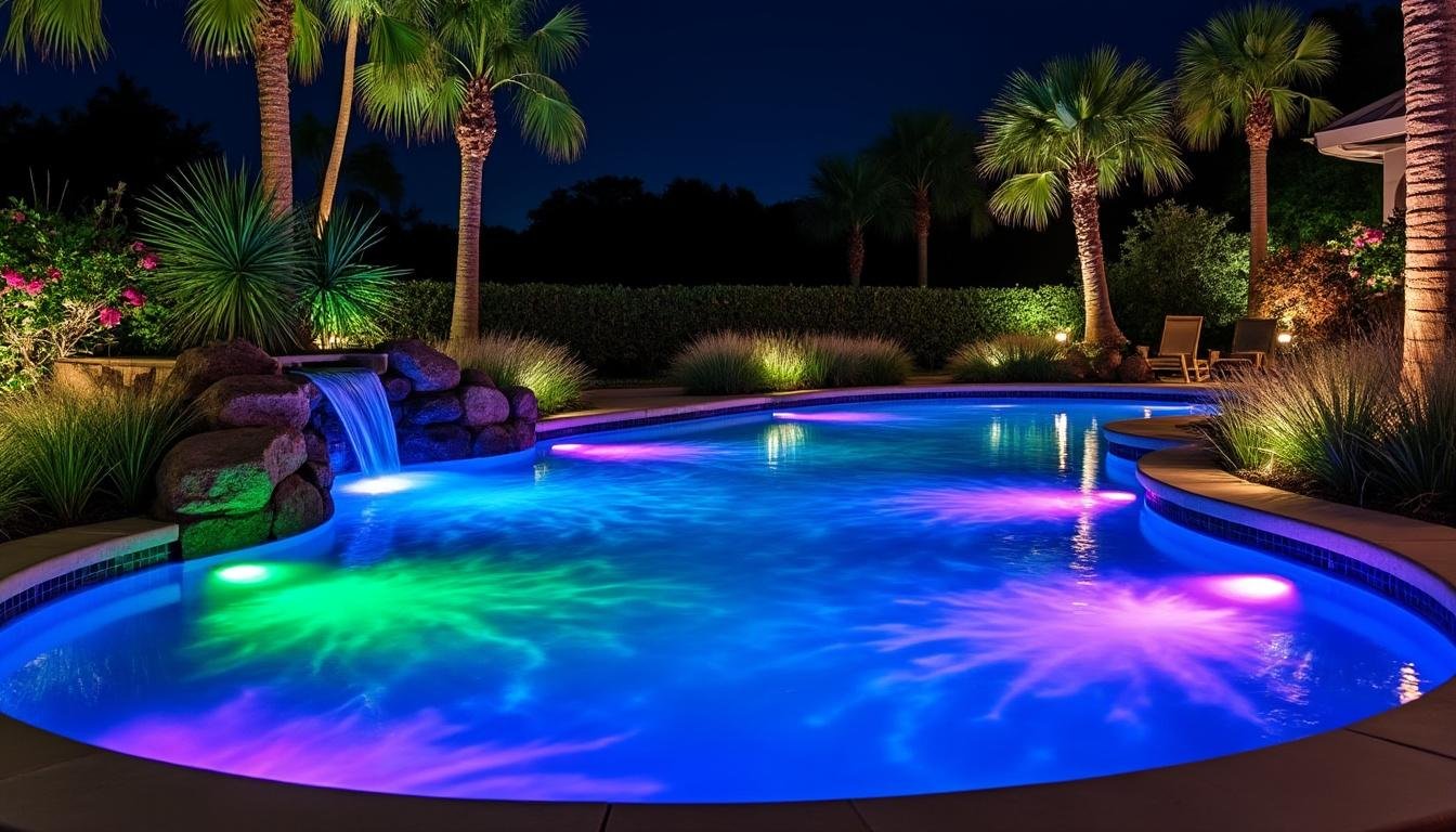 sublimez votre piscine la nuit grâce à l’éclairage led : conseils et idées pour créer une ambiance unique, sécurisée et élégante dans votre espace extérieur.
