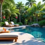 Plantes adaptées pour embellir un jardin autour de la piscine