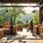 Recyclage de palettes usagées : un guide complet sur le processus et l&rsquo;économie circulaire