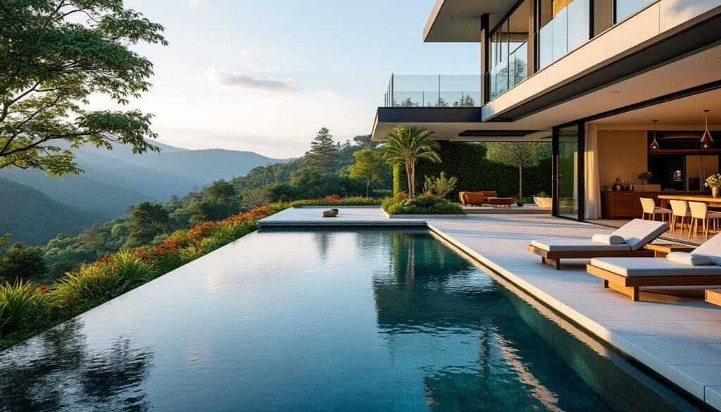 découvrez combien coûte la construction d'une piscine à débordement moderne. estimations budgétaires, conseils pratiques et astuces pour mieux planifier votre projet de piscine design.