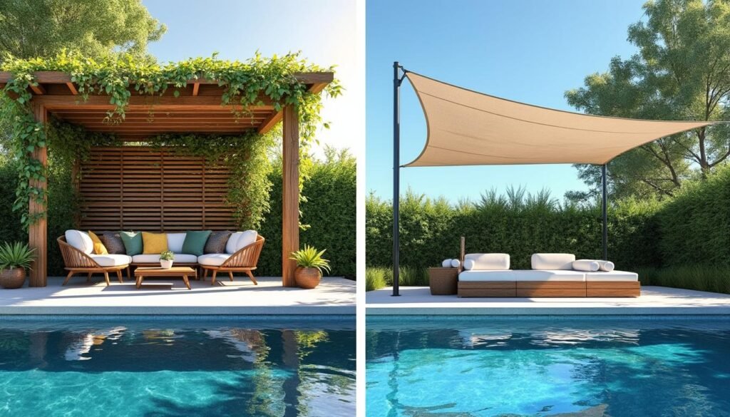 découvrez les avantages et inconvénients de la pergola et de la voile d’ombrage pour choisir la meilleure solution d’ombrage autour de votre piscine. conseils pratiques pour créer un espace extérieur confortable et esthétique.