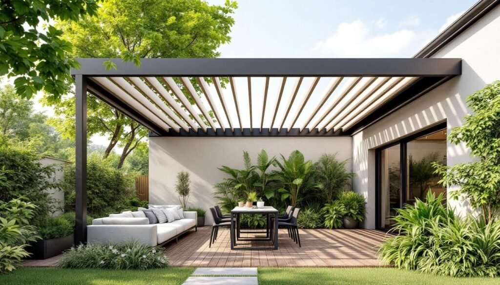 Découvrez le prix d'une pergola bioclimatique de 7x3 mètres, ses avantages et les facteurs qui influencent son coût pour bien préparer votre projet d'aménagement extérieur.