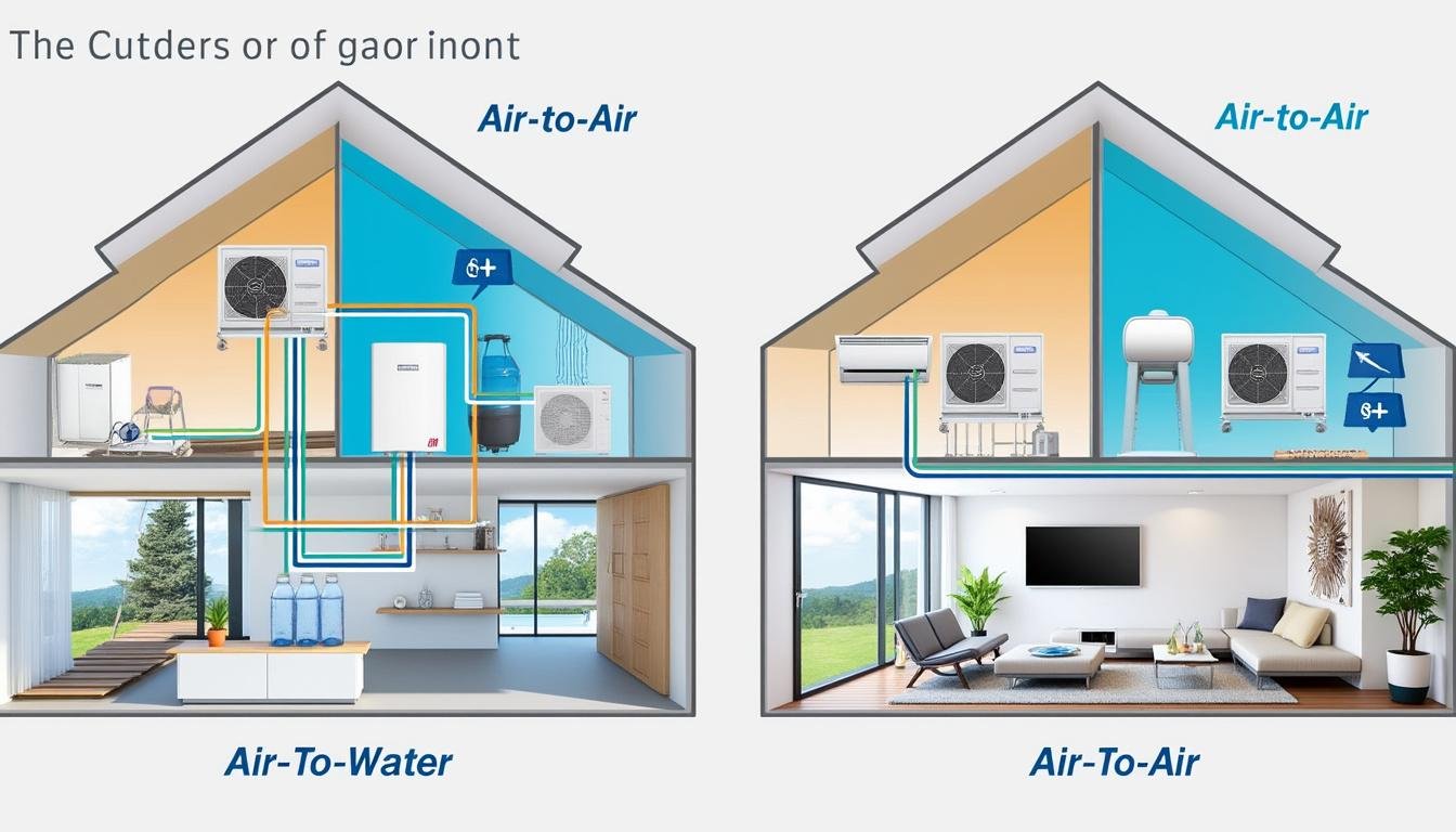 découvrez les différences entre la pompe à chaleur air-eau et air-air expliquées simplement pour choisir la solution de chauffage la mieux adaptée à vos besoins.