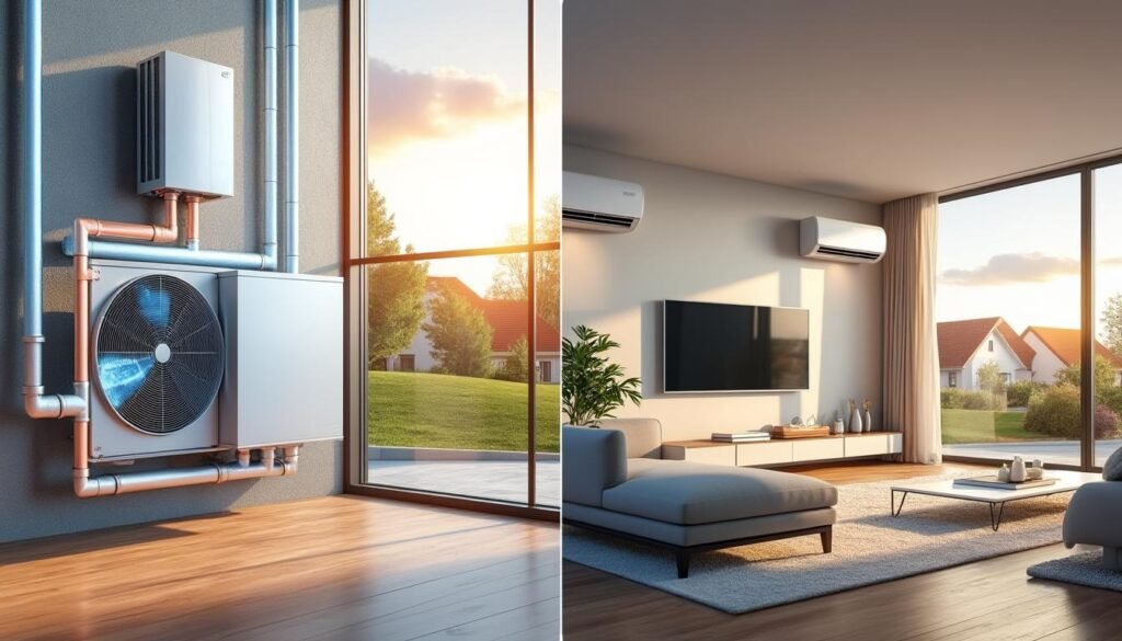 découvrez les différences clés entre la pac air-eau et la pac air-air expliquées simplement pour vous aider à choisir la solution de chauffage la mieux adaptée à votre maison.