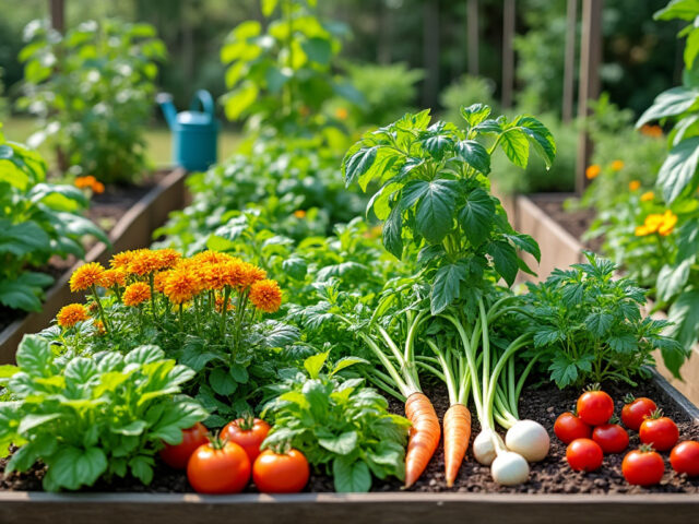 Association de plantes au potager : guide des bons mariages
