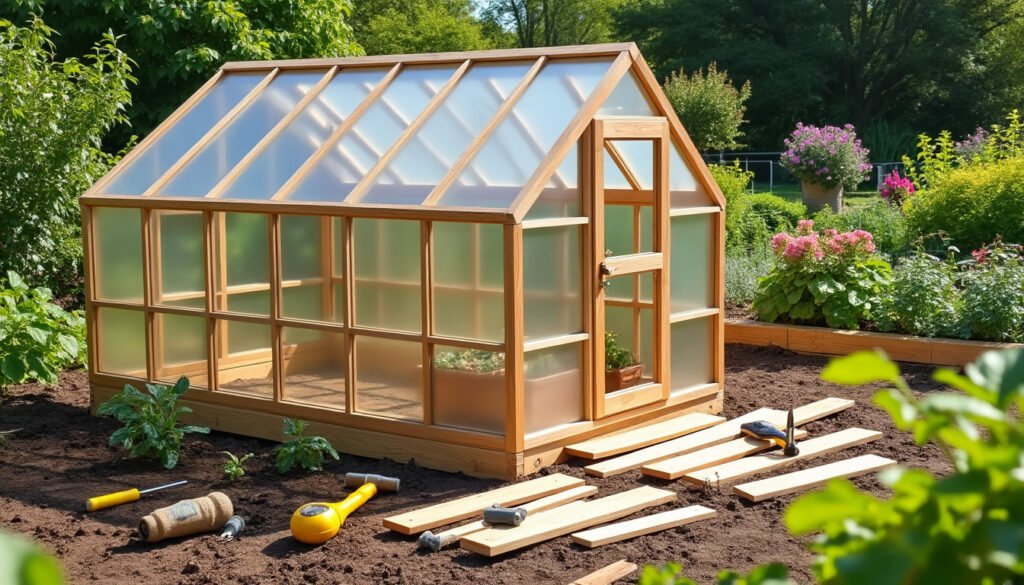 découvrez comment construire une serre de jardin économique avec des plans détaillés et des astuces pratiques pour réussir votre projet facilement.