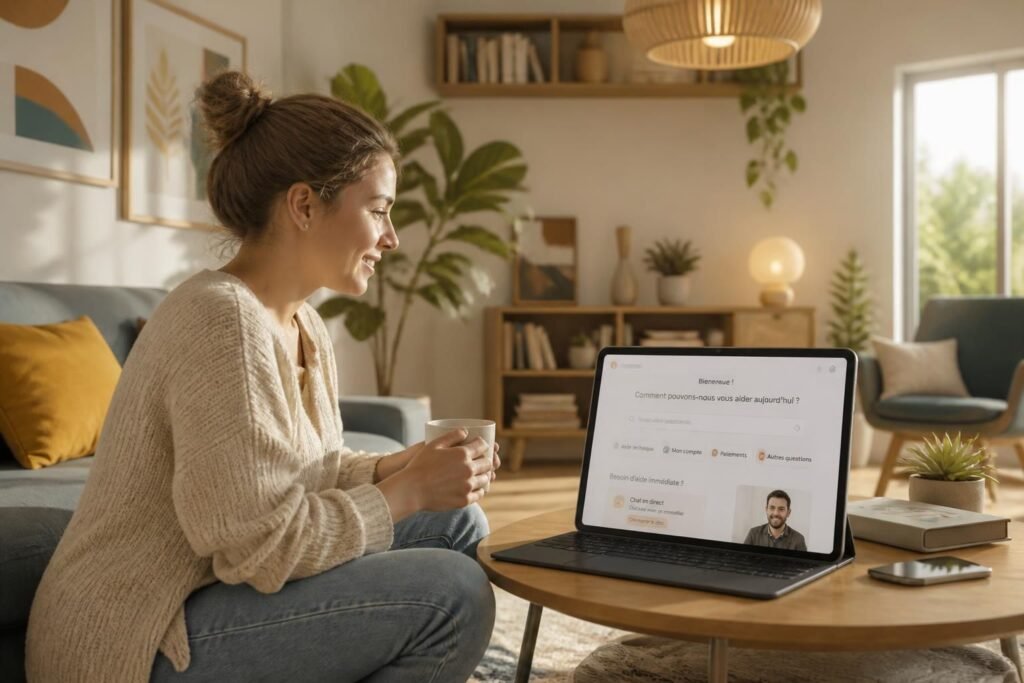 découvrez les services authentiques proposés par cette plateforme d'aide en ligne à domicile pour simplifier votre quotidien.